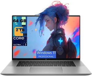 HP ZBook G11 16 Laptop, 16" FHD+ (1920 x 1200) Display, Intel Core Ultra 7 165H 16 Cores Processor, NVIDIA RTX 1000 Ada, 64GB DDR5 2TB PCIe SSD, Backlit KB, FR,Wi-Fi 7, Windows 11 Pro HP ZBook G11 16 Laptop, 16" FHD+ (1920 x 1200) Display, Intel Core Ultra 7 165H 16 Cores Processor, NVIDIA RTX 1000 Ada, 64GB DDR5 2TB PCIe SSD, Backlit KB, FR,Wi-Fi 7, Windows 11 Pro