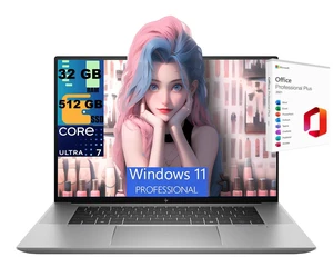 HP ZBook G11 16 Laptop, 16" FHD+ Display, Intel Core Ultra 7 165H 16 Cores Processor, NVIDIA RTX 1000 Ada, 32GB DDR5 512GB PCIe SSD, Backlit KB, FR,Wi-Fi 7, Windows 11 Pro, Office 2021 License HP ZBook G11 16 Laptop, 16" FHD+ Display, Intel Core Ultra 7 165H 16 Cores Processor, NVIDIA RTX 1000 Ada, 32GB DDR5 512GB PCIe SSD, Backlit KB, FR,Wi-Fi 7, Windows 11 Pro, Office 2021 License