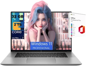 HP ZBook G11 16 Laptop, 16" FHD+ Display, Intel Core Ultra 7 165H 16 Cores Processor, NVIDIA RTX 1000 Ada, 32GB DDR5 2TB PCIe SSD, Backlit KB, FR,Wi-Fi 7, Windows 11 Pro, Office 2021 License HP ZBook G11 16 Laptop, 16" FHD+ Display, Intel Core Ultra 7 165H 16 Cores Processor, NVIDIA RTX 1000 Ada, 32GB DDR5 2TB PCIe SSD, Backlit KB, FR,Wi-Fi 7, Windows 11 Pro, Office 2021 License