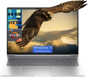 HP EliteBook 665 16 Laptop, 16" FHD+ (1920 x 1200) Display, AMD Ryzen 5 7535U 6 Cores Processor, AMD Radeon Graphics, 64GB DDR5 512GB PCIe SSD, Wi-Fi 6, Windows 11 Pro HP EliteBook 665 16 Laptop, 16" FHD+ (1920 x 1200) Display, AMD Ryzen 5 7535U 6 Cores Processor, AMD Radeon Graphics, 64GB DDR5 512GB PCIe SSD, Wi-Fi 6, Windows 11 Pro