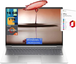 HP EliteBook 665 16 Laptop, 16" FHD+ (1920 x 1200) Display, AMD Ryzen 5 7535U 6 Cores Processor, AMD Radeon Graphics, 16GB DDR5 1TB PCIe SSD, Wi-Fi 6, Windows 11 Pro, Office 2021 License HP EliteBook 665 16 Laptop, 16" FHD+ (1920 x 1200) Display, AMD Ryzen 5 7535U 6 Cores Processor, AMD Radeon Graphics, 16GB DDR5 1TB PCIe SSD, Wi-Fi 6, Windows 11 Pro, Office 2021 License