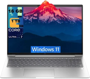 HP ProBook 4 16 Laptop, 16" FHD+ (1920*1200) Display, Intel Core Ultra 7 255U 12 Cores Processor, Intel Graphics, 16GB DDR5 1TB PCIe SSD, Fingerprint Reader, Wi-Fi 6, Windows 11 HP ProBook 4 16 Laptop, 16" FHD+ (1920*1200) Display, Intel Core Ultra 7 255U 12 Cores Processor, Intel Graphics, 16GB DDR5 1TB PCIe SSD, Fingerprint Reader, Wi-Fi 6, Windows 11