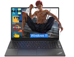 Lenovo ThinkPad L16 Laptop, 16" FHD+ (1920 x 1200) Touchscreen, AMD Ryzen 7 Pro 250 8 Cores Processor, AMD Radeon Graphics, 64GB DDR4 1TB PCIe SSD, Backlit KB, FR, Wi-Fi 7, Windows 11 Lenovo ThinkPad L16 Laptop, 16" FHD+ (1920 x 1200) Touchscreen, AMD Ryzen 7 Pro 250 8 Cores Processor, AMD Radeon Graphics, 64GB DDR4 1TB PCIe SSD, Backlit KB, FR, Wi-Fi 7, Windows 11