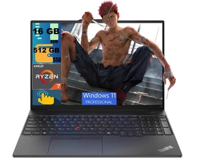 Lenovo ThinkPad L16 Laptop, 16" FHD+ (1920 x 1200) Touchscreen, AMD Ryzen 7 Pro 250 8 Cores Processor, AMD Radeon Graphics, 16GB DDR4 512GB PCIe SSD, Backlit KB, FR, Wi-Fi 7, Windows 11 Pro Lenovo ThinkPad L16 Laptop, 16" FHD+ (1920 x 1200) Touchscreen, AMD Ryzen 7 Pro 250 8 Cores Processor, AMD Radeon Graphics, 16GB DDR4 512GB PCIe SSD, Backlit KB, FR, Wi-Fi 7, Windows 11 Pro