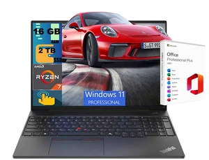 Lenovo ThinkPad L16 Laptop, 16" FHD+ Touchscreen, AMD Ryzen 7 Pro 250 8 Cores Processor, AMD Radeon Graphics, 16GB DDR4 2TB PCIe SSD, Backlit KB, FR, Wi-Fi 7, Windows 11 Pro, Office 2021 License Lenovo ThinkPad L16 Laptop, 16" FHD+ Touchscreen, AMD Ryzen 7 Pro 250 8 Cores Processor, AMD Radeon Graphics, 16GB DDR4 2TB PCIe SSD, Backlit KB, FR, Wi-Fi 7, Windows 11 Pro, Office 2021 License