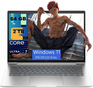 HP Elitebook 640 14 Laptop, 14" FHD+ Touchscreen, Intel Core Ultra 7 165U 12 Cores Processor, Intel Graphics, 64GB DDR5 2TB PCIe SSD, Wi-Fi 6, Backlit Keyboard, Fingerprint, Windows 11 Pro HP Elitebook 640 14 Laptop, 14" FHD+ Touchscreen, Intel Core Ultra 7 165U 12 Cores Processor, Intel Graphics, 64GB DDR5 2TB PCIe SSD, Wi-Fi 6, Backlit Keyboard, Fingerprint, Windows 11 Pro