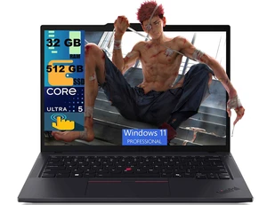 Lenovo ThinkPad T14 Laptop, 14" WUXGA (1920x1200) Touchscreen, Intel Core Ultra 5 225U 12 Cores Processor, Intel Graphics, 32GB DDR5 512GB PCIe SSD, Backlit KB, FR, Windows 11 Pro Lenovo ThinkPad T14 Laptop, 14" WUXGA (1920x1200) Touchscreen, Intel Core Ultra 5 225U 12 Cores Processor, Intel Graphics, 32GB DDR5 512GB PCIe SSD, Backlit KB, FR, Windows 11 Pro