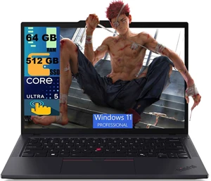 Lenovo ThinkPad T14 Laptop, 14" WUXGA (1920x1200) Touchscreen, Intel Core Ultra 5 225U 12 Cores Processor, Intel Graphics, 64GB DDR5 512GB PCIe SSD, Backlit KB, FR, Windows 11 Pro Lenovo ThinkPad T14 Laptop, 14" WUXGA (1920x1200) Touchscreen, Intel Core Ultra 5 225U 12 Cores Processor, Intel Graphics, 64GB DDR5 512GB PCIe SSD, Backlit KB, FR, Windows 11 Pro