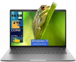 HP ZBook 14 Laptop, 14" FHD+ (1920x1200) Touchscreen, Intel Core Ultra 7 265H 16 Cores Processor, RTX 500, 64GB DDR5 4TB PCIe SSD, FR, Backlit KB, Wi-Fi 7, Windows 11 Pro HP ZBook 14 Laptop, 14" FHD+ (1920x1200) Touchscreen, Intel Core Ultra 7 265H 16 Cores Processor, RTX 500, 64GB DDR5 4TB PCIe SSD, FR, Backlit KB, Wi-Fi 7, Windows 11 Pro