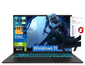 ASUS V16 Gaming Laptop, 16" WUXGA 144Hz, Intel Core 7 240H Processor, NVIDIA GeForce RTX 5070 8GB GDDR7, 32GB DDR5 512GB PCIe SSD, Wi-Fi 6 + Bluetooth 5.3, Windows 11, Office 2021 License ASUS V16 Gaming Laptop, 16" WUXGA 144Hz, Intel Core 7 240H Processor, NVIDIA GeForce RTX 5070 8GB GDDR7, 32GB DDR5 512GB PCIe SSD, Wi-Fi 6 + Bluetooth 5.3, Windows 11, Office 2021 License