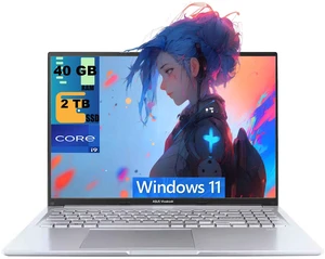ASUS Vivobook 16 Laptop, 16" FHD+ 1920*1200 Non-touch 60Hz, Intel Core i9-13900H 14 Cores Processor, Intel Graphics, 40GB DDR4 2TB PCIe SSD, Backlit Keyboard, Windows 11 ASUS Vivobook 16 Laptop, 16" FHD+ 1920*1200 Non-touch 60Hz, Intel Core i9-13900H 14 Cores Processor, Intel Graphics, 40GB DDR4 2TB PCIe SSD, Backlit Keyboard, Windows 11