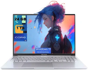 ASUS Vivobook 16 Laptop, 16" FHD+ 1920*1200 Non-touch 60Hz, Intel Core i9-13900H 14 Cores Processor, Intel Graphics, 24GB DDR4 1TB PCIe SSD, Backlit Keyboard, Windows 11 Pro ASUS Vivobook 16 Laptop, 16" FHD+ 1920*1200 Non-touch 60Hz, Intel Core i9-13900H 14 Cores Processor, Intel Graphics, 24GB DDR4 1TB PCIe SSD, Backlit Keyboard, Windows 11 Pro