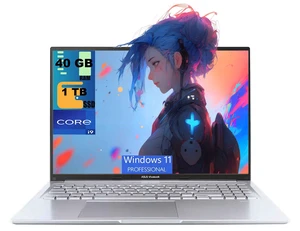 ASUS Vivobook 16 Laptop, 16" FHD+ 1920*1200 Non-touch 60Hz, Intel Core i9-13900H 14 Cores Processor, Intel Graphics, 40GB DDR4 1TB PCIe SSD, Backlit Keyboard, Windows 11 Pro ASUS Vivobook 16 Laptop, 16" FHD+ 1920*1200 Non-touch 60Hz, Intel Core i9-13900H 14 Cores Processor, Intel Graphics, 40GB DDR4 1TB PCIe SSD, Backlit Keyboard, Windows 11 Pro