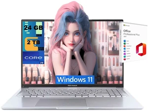 ASUS Vivobook 16 Laptop, 16" FHD+ 1920*1200 Non-touch 60Hz, Intel Core i9-13900H 14 Cores Processor, Intel Graphics, 24GB DDR4 2TB PCIe SSD, Backlit Keyboard, Windows 11, Office 2021 License ASUS Vivobook 16 Laptop, 16" FHD+ 1920*1200 Non-touch 60Hz, Intel Core i9-13900H 14 Cores Processor, Intel Graphics, 24GB DDR4 2TB PCIe SSD, Backlit Keyboard, Windows 11, Office 2021 License