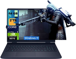 Dell Alienware 16X Aurora Gaming Laptop, 16" WQXGA 240Hz, Intel 24-core Ultra 9 275HX Processor, NVIDIA GeForce RTX 5070 8GB GDDR7 Graphic, 64GB DDR5 2TB PCIe SSD, Wi-Fi 7, Windows 11 Dell Alienware 16X Aurora Gaming Laptop, 16" WQXGA 240Hz, Intel 24-core Ultra 9 275HX Processor, NVIDIA GeForce RTX 5070 8GB GDDR7 Graphic, 64GB DDR5 2TB PCIe SSD, Wi-Fi 7, Windows 11