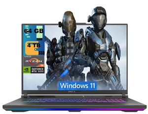 ASUS ROG Strix G18 Gaming Laptop, 18" ROG FHD+ 144Hz, AMD Ryzen 9 8940HX 16 Cores Processor, NVIDIA GeForce RTX 5050 8GB GDDR7, 64GB DDR5 4TB PCIe SSD, Wi-Fi 6E, Windows 11 ASUS ROG Strix G18 Gaming Laptop, 18" ROG FHD+ 144Hz, AMD Ryzen 9 8940HX 16 Cores Processor, NVIDIA GeForce RTX 5050 8GB GDDR7, 64GB DDR5 4TB PCIe SSD, Wi-Fi 6E, Windows 11