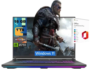 ASUS ROG Strix G18 Gaming Laptop, 18" ROG FHD+ 144Hz, AMD Ryzen 9 8940HX 16 Cores Processor, NVIDIA GeForce RTX 5050 8GB GDDR7, 16GB DDR5 1TB PCIe SSD, Wi-Fi 6E, Windows 11, Office 2021 License ASUS ROG Strix G18 Gaming Laptop, 18" ROG FHD+ 144Hz, AMD Ryzen 9 8940HX 16 Cores Processor, NVIDIA GeForce RTX 5050 8GB GDDR7, 16GB DDR5 1TB PCIe SSD, Wi-Fi 6E, Windows 11, Office 2021 License