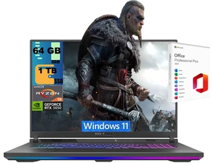ASUS ROG Strix G18 Gaming Laptop, 18" ROG FHD+ 144Hz, AMD Ryzen 9 8940HX 16 Cores Processor, NVIDIA GeForce RTX 5050 8GB GDDR7, 64GB DDR5 1TB PCIe SSD, Wi-Fi 6E, Windows 11, Office 2021 License ASUS ROG Strix G18 Gaming Laptop, 18" ROG FHD+ 144Hz, AMD Ryzen 9 8940HX 16 Cores Processor, NVIDIA GeForce RTX 5050 8GB GDDR7, 64GB DDR5 1TB PCIe SSD, Wi-Fi 6E, Windows 11, Office 2021 License