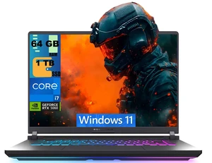 ASUS ROG Strix G18 Gaming Laptop, 18" FHD+ 144Hz, Intel Core i7-14650HX 16 Cores Processor, NVIDIA GEFORCE RTX 5060 8GB GDDR7, 64GB DDR5 1TB PCIe SSD, Wi-Fi 7, Windows 11 ASUS ROG Strix G18 Gaming Laptop, 18" FHD+ 144Hz, Intel Core i7-14650HX 16 Cores Processor, NVIDIA GEFORCE RTX 5060 8GB GDDR7, 64GB DDR5 1TB PCIe SSD, Wi-Fi 7, Windows 11