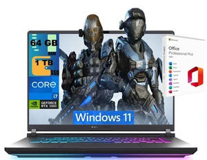 ASUS ROG Strix G18 Gaming Laptop, 18" FHD+ 144Hz, Intel Core i7-14650HX 16 Cores Processor, NVIDIA GEFORCE RTX 5060 8GB GDDR7, 64GB DDR5 1TB PCIe SSD, Wi-Fi 7, Windows 11, Office 2021 License ASUS ROG Strix G18 Gaming Laptop, 18" FHD+ 144Hz, Intel Core i7-14650HX 16 Cores Processor, NVIDIA GEFORCE RTX 5060 8GB GDDR7, 64GB DDR5 1TB PCIe SSD, Wi-Fi 7, Windows 11, Office 2021 License