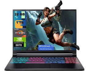 Acer Nitro V 16S Gaming Laptop, 16" WQXGA 180Hz Display, AMD Ryzen 7 260 8 Cores Processor, NVIDIA GeForce RTX 5070 8GB GDDR7 Graphics, 32GB DDR5 1TB PCIe SSD, Backlit KB, Wi-Fi 6, Windows 11 Pro Acer Nitro V 16S Gaming Laptop, 16" WQXGA 180Hz Display, AMD Ryzen 7 260 8 Cores Processor, NVIDIA GeForce RTX 5070 8GB GDDR7 Graphics, 32GB DDR5 1TB PCIe SSD, Backlit KB, Wi-Fi 6, Windows 11 Pro