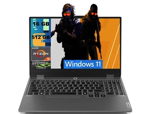 Lenovo LOQ 15 Gaming Laptop, 15.6" 144Hz FHD Display, AMD Ryzen 5 7235HS 4 Cores Processor, NVIDIA GeForce RTX 4050 6GB GDDR6, 16GB DDR5 512GB PCIe SSD, Wi-Fi 6, Backlit KB, Windows 11 Lenovo LOQ 15 Gaming Laptop, 15.6" 144Hz FHD Display, AMD Ryzen 5 7235HS 4 Cores Processor, NVIDIA GeForce RTX 4050 6GB GDDR6, 16GB DDR5 512GB PCIe SSD, Wi-Fi 6, Backlit KB, Windows 11
