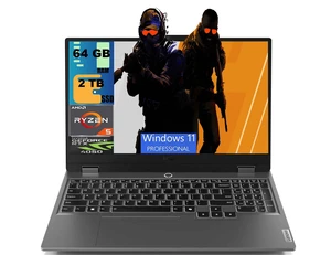 Lenovo LOQ 15 Gaming Laptop, 15.6" 144Hz FHD Display, AMD Ryzen 5 7235HS 4 Cores Processor, NVIDIA GeForce RTX 4050 6GB GDDR6, 64GB DDR5 2TB PCIe SSD, Wi-Fi 6, Backlit KB, Windows 11 Pro Lenovo LOQ 15 Gaming Laptop, 15.6" 144Hz FHD Display, AMD Ryzen 5 7235HS 4 Cores Processor, NVIDIA GeForce RTX 4050 6GB GDDR6, 64GB DDR5 2TB PCIe SSD, Wi-Fi 6, Backlit KB, Windows 11 Pro
