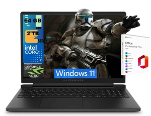 Dell Alienware 15 Gaming Laptop, 15.3" WUXGA 165Hz Display, Intel Core 7 240H 10-Core Processor, RTX 4050 6GB GDDR6, 64GB DDR5 2TB PCIe SSD, Backlit KB, Wi-Fi 6, Windows 11, Office 2021 License Dell Alienware 15 Gaming Laptop, 15.3" WUXGA 165Hz Display, Intel Core 7 240H 10-Core Processor, RTX 4050 6GB GDDR6, 64GB DDR5 2TB PCIe SSD, Backlit KB, Wi-Fi 6, Windows 11, Office 2021 License