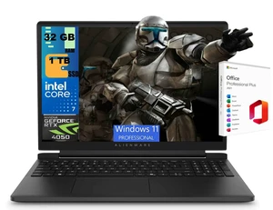Dell Alienware 15 Gaming Laptop, 15.3" WUXGA 165Hz Display, Intel Core 7 240H 10-Core Processor, RTX 4050 6GB GDDR6, 32GB DDR5 1TB PCIe SSD, Backlit KB, Wi-Fi 6, Windows 11 Pro, Office 2021 License Dell Alienware 15 Gaming Laptop, 15.3" WUXGA 165Hz Display, Intel Core 7 240H 10-Core Processor, RTX 4050 6GB GDDR6, 32GB DDR5 1TB PCIe SSD, Backlit KB, Wi-Fi 6, Windows 11 Pro, Office 2021 License