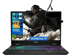 MSI Cyborg 15 Gaming Laptop, 15.6" 144Hz FHD Display, Intel Core 7 240H 10-Core Processor, NVIDIA GeForce RTX 5060 8GB GDDR7, 16GB DDR5 512GB PCIe SSD, RGB Backlit KB, Wi-Fi 6E, Windows 11 MSI Cyborg 15 Gaming Laptop, 15.6" 144Hz FHD Display, Intel Core 7 240H 10-Core Processor, NVIDIA GeForce RTX 5060 8GB GDDR7, 16GB DDR5 512GB PCIe SSD, RGB Backlit KB, Wi-Fi 6E, Windows 11