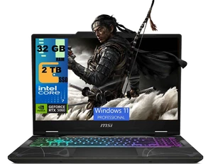 MSI Cyborg 15 Gaming Laptop, 15.6" 144Hz FHD Display, Intel Core 7 240H 10-Core Processor, NVIDIA GeForce RTX 5060 8GB GDDR7, 32GB DDR5 2TB PCIe SSD, RGB Backlit KB, Wi-Fi 6E, Windows 11 Pro MSI Cyborg 15 Gaming Laptop, 15.6" 144Hz FHD Display, Intel Core 7 240H 10-Core Processor, NVIDIA GeForce RTX 5060 8GB GDDR7, 32GB DDR5 2TB PCIe SSD, RGB Backlit KB, Wi-Fi 6E, Windows 11 Pro