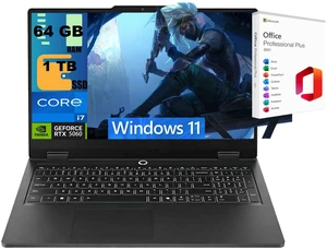 Lenovo LOQ 15 Gaming Laptop, 15.6" FHD 144Hz, Intel Core i7-13650HX 14 cores Processor, NVIDIA GeForce RTX 5060 8GB GDDR7, 64GB DDR5 1TB PCIe SSD, Wi-Fi 6, Windows 11, Office 2021 License Lenovo LOQ 15 Gaming Laptop, 15.6" FHD 144Hz, Intel Core i7-13650HX 14 cores Processor, NVIDIA GeForce RTX 5060 8GB GDDR7, 64GB DDR5 1TB PCIe SSD, Wi-Fi 6, Windows 11, Office 2021 License