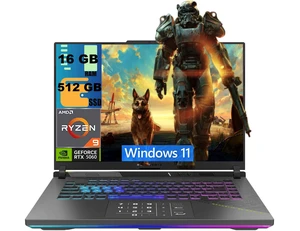 ASUS ROG Strix G16 Gaming Laptop, 16" WUXGA (1920x1200) 165Hz Display, AMD Ryzen 9 9955HX 16 cores Processor, NVIDIA GeForce RTX 5060 8 GB GDDR7, 16GB DDR5 512GB PCIe SSD, Wi-Fi 6E, Windows 11 ASUS ROG Strix G16 Gaming Laptop, 16" WUXGA (1920x1200) 165Hz Display, AMD Ryzen 9 9955HX 16 cores Processor, NVIDIA GeForce RTX 5060 8 GB GDDR7, 16GB DDR5 512GB PCIe SSD, Wi-Fi 6E, Windows 11