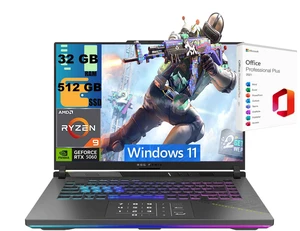 ASUS ROG Strix G16 Gaming Laptop, 16" WUXGA 165Hz Display, AMD Ryzen 9 9955HX 16 cores Processor, NVIDIA GeForce RTX 5060 8 GB GDDR7, 32GB DDR5 512GB PCIe SSD, Windows 11, Office 2021 License ASUS ROG Strix G16 Gaming Laptop, 16" WUXGA 165Hz Display, AMD Ryzen 9 9955HX 16 cores Processor, NVIDIA GeForce RTX 5060 8 GB GDDR7, 32GB DDR5 512GB PCIe SSD, Windows 11, Office 2021 License