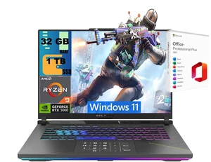 ASUS ROG Strix G16 Gaming Laptop, 16" WUXGA 165Hz Display, AMD Ryzen 9 9955HX 16 cores Processor, NVIDIA GeForce RTX 5060 8 GB GDDR7, 32GB DDR5 1TB PCIe SSD, Windows 11, Office 2021 License ASUS ROG Strix G16 Gaming Laptop, 16" WUXGA 165Hz Display, AMD Ryzen 9 9955HX 16 cores Processor, NVIDIA GeForce RTX 5060 8 GB GDDR7, 32GB DDR5 1TB PCIe SSD, Windows 11, Office 2021 License