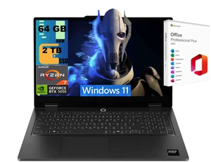 Lenovo LOQ 15 Gaming Laptop, 15.6" FHD 144Hz, AMD 8-core Ryzen 7 170 Processor, NVIDIA GeForce RTX 5050 8GB GDDR7, 64GB DDR5 2TB PCIe SSD, Wi-Fi 6 Windows 11, Office 2021 License Lenovo LOQ 15 Gaming Laptop, 15.6" FHD 144Hz, AMD 8-core Ryzen 7 170 Processor, NVIDIA GeForce RTX 5050 8GB GDDR7, 64GB DDR5 2TB PCIe SSD, Wi-Fi 6 Windows 11, Office 2021 License