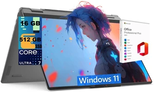 Lenovo Yoga 7i 2-in-1 16 Laptop, 16" WUXGA Touchscreen, Intel Core Ultra 7 256V 8 cores Processor, Intel Arc 140V Graphics, 16GB DDR5 512GB PCIe SSD, FP Reader, Windows 11 , Office 2021 License Lenovo Yoga 7i 2-in-1 16 Laptop, 16" WUXGA Touchscreen, Intel Core Ultra 7 256V 8 cores Processor, Intel Arc 140V Graphics, 16GB DDR5 512GB PCIe SSD, FP Reader, Windows 11 , Office 2021 License
