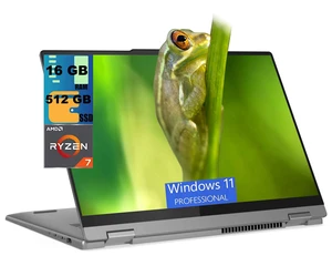 Lenovo IdeaPad 5 16 Business Laptop, 16" WUXGA Touchscreen, AMD Ryzen 7 8845HS 8 Cores Processor, AMD Radeon 780M Graphics, 16GB DDR5 512GB PCIe SSD, Backlit KYB, FP Reader, Windows 11 Pro Lenovo IdeaPad 5 16 Business Laptop, 16" WUXGA Touchscreen, AMD Ryzen 7 8845HS 8 Cores Processor, AMD Radeon 780M Graphics, 16GB DDR5 512GB PCIe SSD, Backlit KYB, FP Reader, Windows 11 Pro