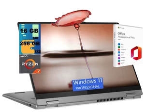 Lenovo IdeaPad 5 16 Business Laptop, 16" WUXGA Touchscreen, AMD Ryzen 7 8845HS 8 Cores Processor, AMD Radeon 780M Graphics, 16GB DDR5 256GB PCIe SSD, FP Reader, Windows 11 Pro, Office 2021 License Lenovo IdeaPad 5 16 Business Laptop, 16" WUXGA Touchscreen, AMD Ryzen 7 8845HS 8 Cores Processor, AMD Radeon 780M Graphics, 16GB DDR5 256GB PCIe SSD, FP Reader, Windows 11 Pro, Office 2021 License