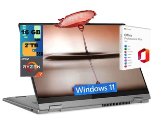 Lenovo IdeaPad 5 16 Business Laptop, 16" WUXGA Touchscreen, AMD Ryzen 7 8845HS 8 Cores Processor, AMD Radeon 780M Graphics, 16GB DDR5 2TB PCIe SSD, FP Reader, Windows 11, Office 2021 License Lenovo IdeaPad 5 16 Business Laptop, 16" WUXGA Touchscreen, AMD Ryzen 7 8845HS 8 Cores Processor, AMD Radeon 780M Graphics, 16GB DDR5 2TB PCIe SSD, FP Reader, Windows 11, Office 2021 License