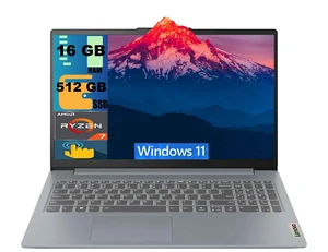 Lenovo IdeaPad Slim 3 15 Laptop, 15.6" Full HD Touchscreen, AMD Ryzen 7 5825U 8-core processor, AMD Radeon Graphics, 16GB DDR4 512GB PCIe SSD, Wi-Fi 6, Windows 11 Home Lenovo IdeaPad Slim 3 15 Laptop, 15.6" Full HD Touchscreen, AMD Ryzen 7 5825U 8-core processor, AMD Radeon Graphics, 16GB DDR4 512GB PCIe SSD, Wi-Fi 6, Windows 11 Home