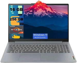 Lenovo IdeaPad Slim 3 15 Laptop, 15.6" Full HD Touchscreen, AMD Ryzen 7 5825U 8-core processor, AMD Radeon Graphics, 16GB DDR4 256GB PCIe SSD, Wi-Fi 6, Windows 11 Pro Lenovo IdeaPad Slim 3 15 Laptop, 15.6" Full HD Touchscreen, AMD Ryzen 7 5825U 8-core processor, AMD Radeon Graphics, 16GB DDR4 256GB PCIe SSD, Wi-Fi 6, Windows 11 Pro