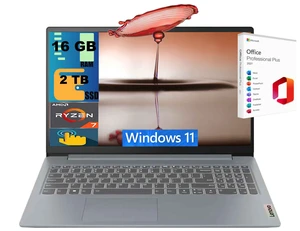 Lenovo IdeaPad Slim 3 15 Laptop, 15.6" Full HD Touchscreen, AMD Ryzen 7 5825U 8-core processor, AMD Radeon Graphics, 16GB DDR4 2TB PCIe SSD, Wi-Fi 6, Windows 11, Office 2021 License Lenovo IdeaPad Slim 3 15 Laptop, 15.6" Full HD Touchscreen, AMD Ryzen 7 5825U 8-core processor, AMD Radeon Graphics, 16GB DDR4 2TB PCIe SSD, Wi-Fi 6, Windows 11, Office 2021 License