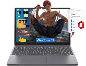 Lenovo IdeaPad Slim 3 15 Laptop, 15.3" FHD+ Touchscreen, AMD Ryzen 7 170 8-Cores Processor, AMD Radeon 680M Graphics, 16GB DDR5 2TB PCIe SSD, Wi-Fi 6 , Windows 11, Office 2021 License Lenovo IdeaPad Slim 3 15 Laptop, 15.3" FHD+ Touchscreen, AMD Ryzen 7 170 8-Cores Processor, AMD Radeon 680M Graphics, 16GB DDR5 2TB PCIe SSD, Wi-Fi 6 , Windows 11, Office 2021 License