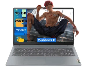 Lenovo IdeaPad 15 Laptop, 15.6" FHD (1920 x 1080) Touchscreen, Intel Core i7-1355U 10-Core Processor, Intel Iris Xe Graphics, 16GB DDR5 256GB PCIe SSD, Wi-Fi 6, Backlit KB, Windows 11 Home Lenovo IdeaPad 15 Laptop, 15.6" FHD (1920 x 1080) Touchscreen, Intel Core i7-1355U 10-Core Processor, Intel Iris Xe Graphics, 16GB DDR5 256GB PCIe SSD, Wi-Fi 6, Backlit KB, Windows 11 Home