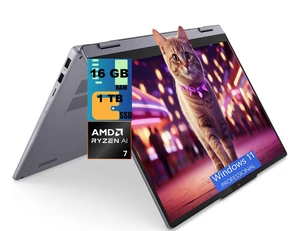Lenovo IdeaPad 5 14 Laptop, 14" WUXGA Touchscreen, AMD Ryzen AI 7 350 8-Core Processor, AMD Radeon 860M Graphics, 32GB DDR5 1TB PCIe SSD, Wi-Fi 7, Backlit KB, Windows 11 Pro Lenovo IdeaPad 5 14 Laptop, 14" WUXGA Touchscreen, AMD Ryzen AI 7 350 8-Core Processor, AMD Radeon 860M Graphics, 32GB DDR5 1TB PCIe SSD, Wi-Fi 7, Backlit KB, Windows 11 Pro
