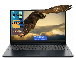 Lenovo Ideapad 1 15 Laptop, 15.6" Full HD (1920 x 1080) Display, AMD Ryzen 5 7520U 4-core Processor, AMD Radeon 610M, 8GB DDR5 256GB PCIe SSD, Wi-Fi & Bluetooth, Windows 11 Pro Lenovo Ideapad 1 15 Laptop, 15.6" Full HD (1920 x 1080) Display, AMD Ryzen 5 7520U 4-core Processor, AMD Radeon 610M, 8GB DDR5 256GB PCIe SSD, Wi-Fi & Bluetooth, Windows 11 Pro