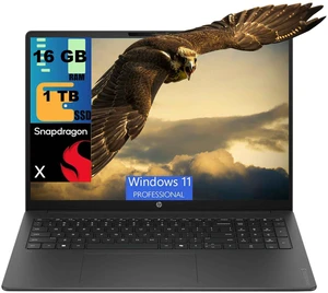 HP OmniBook 3 16 Laptop, 16" WUXGA Display, Snapdragon X X1-26-100 8 cores processor, Qualcomm Adreno, 16GB DDR5 1TB PCIe SSD, Backlit KB, Windows 11 Pro HP OmniBook 3 16 Laptop, 16" WUXGA Display, Snapdragon X X1-26-100 8 cores processor, Qualcomm Adreno, 16GB DDR5 1TB PCIe SSD, Backlit KB, Windows 11 Pro