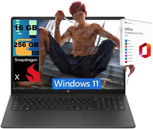 HP OmniBook 3 16 Laptop, 16" WUXGA Display, Snapdragon X X1-26-100 8 cores processor, Qualcomm Adreno, 16GB DDR5 256GB PCIe SSD, Backlit KB, Windows 11, Office 2021 License HP OmniBook 3 16 Laptop, 16" WUXGA Display, Snapdragon X X1-26-100 8 cores processor, Qualcomm Adreno, 16GB DDR5 256GB PCIe SSD, Backlit KB, Windows 11, Office 2021 License