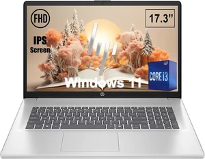 HP 17 Business Laptop, 17.3" HD+ (1600*900) Display, Intel Core i3 N305 8 cores Processor, Intel UHD Graphics, 32GB DDR4  512GB PCIe SSD, Wi-Fi 6 and Bluetooth 5.0, Windows 11 Pro